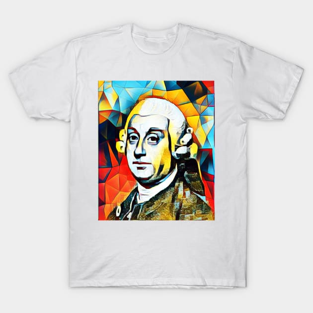 Percivall Pott Abstract Portrait | Percivall Pott Artwork 2 T-Shirt by JustLit